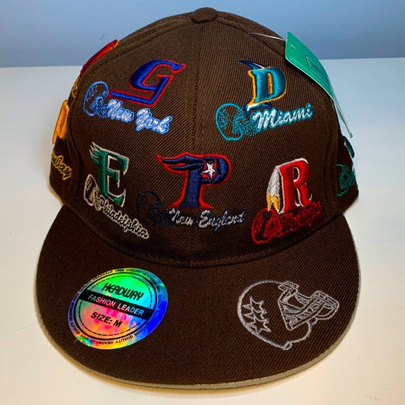 Headway Other - Headway NFL Football Teams Fitted Hat NEW!